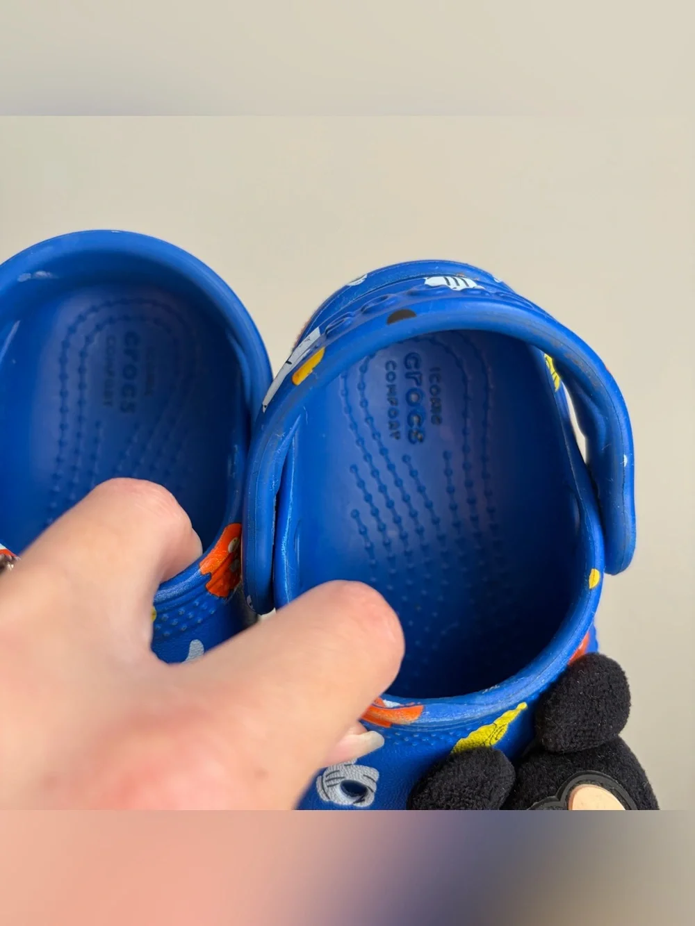 Crocs Mickey Mouse with jibbitz 6C toddle